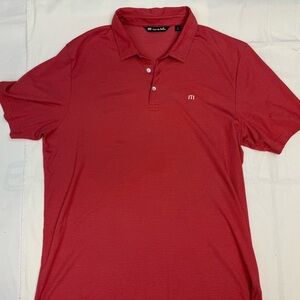 Travis Mathew Red Polo Shirt